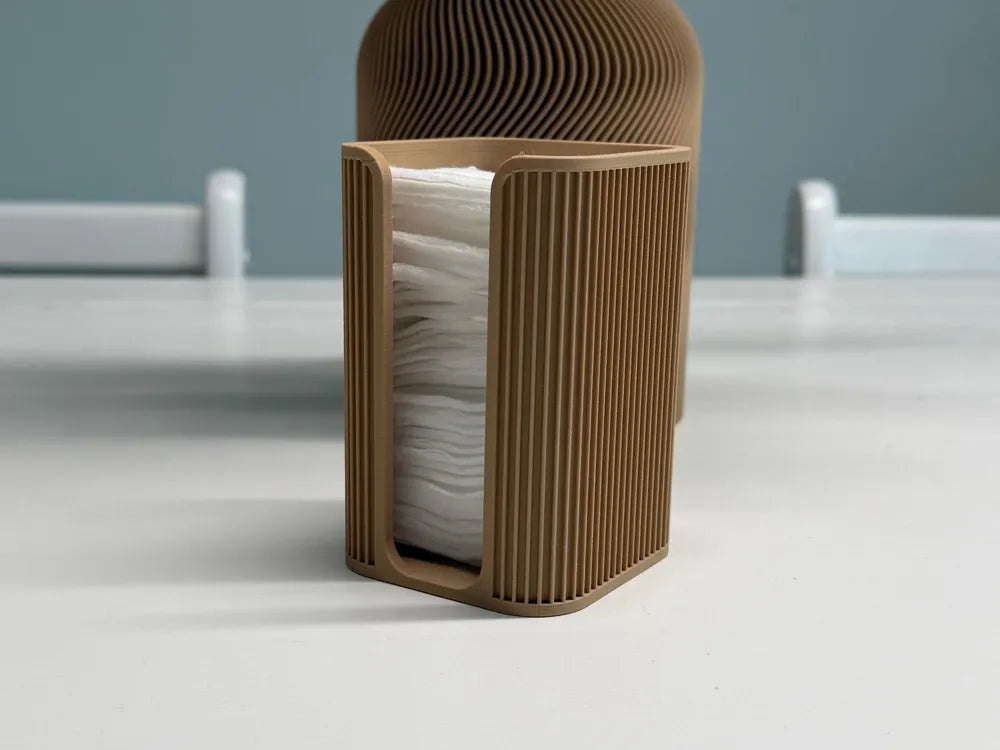 03 🕯️ | Cotton Pad Holder 'Japandi'