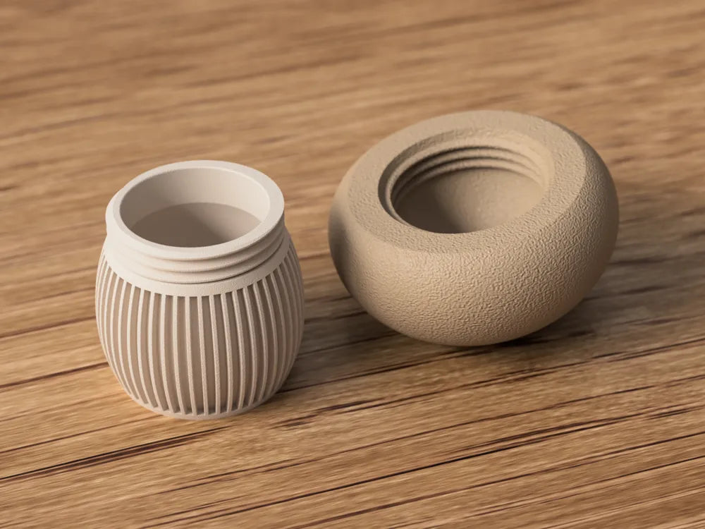 03 🕯️ | Mushroom Container - Set of two